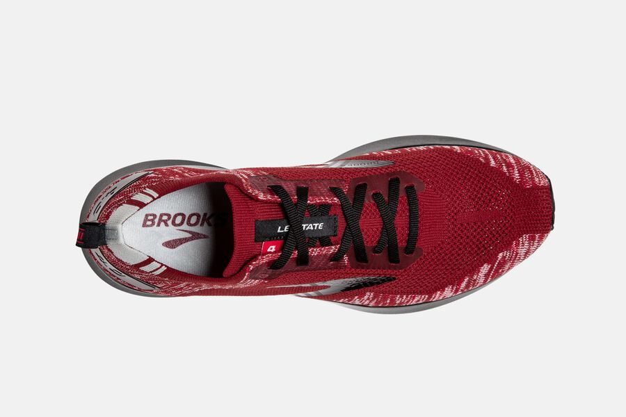 Brooks Levitate 4 Road Running Shoes Mens Red/Grey/Black 092438-EUV